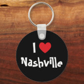 Porte-clés J'aime Nashville (Recto)