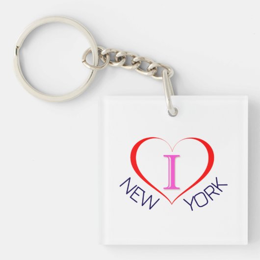 Porte-clés J'aime New York (Devant)