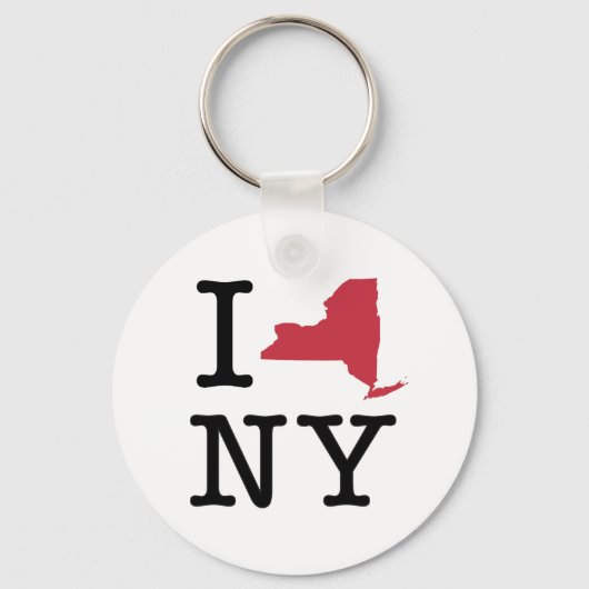 Porte-clés J'aime New York (Recto)