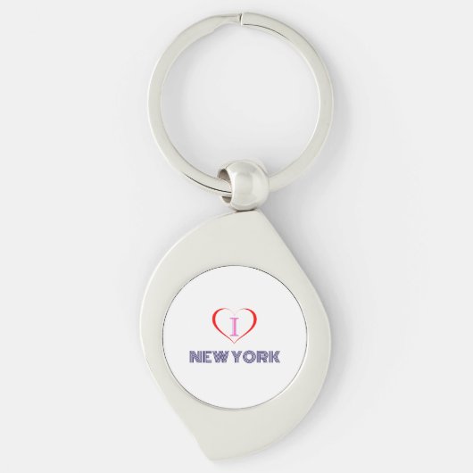 Porte-clés J'aime New York (Devant)