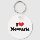 Porte-clés J'aime Newark (Recto)