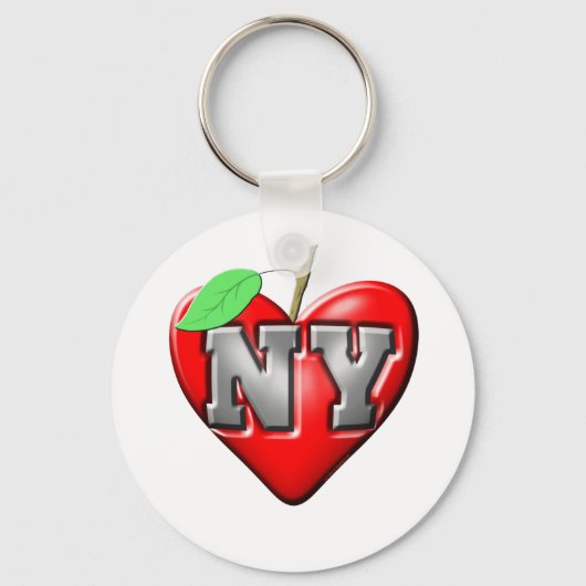 Porte-clés J'aime NY (Recto)