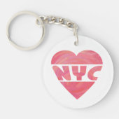 Porte-clés J'aime NYC (Devant)