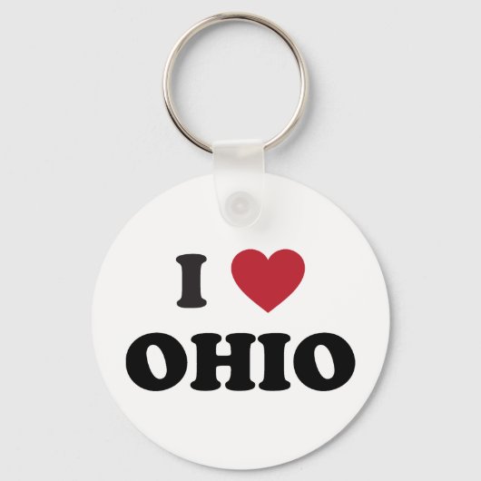 Porte-clés J'aime Ohio (Recto)