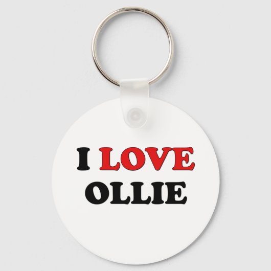 Porte-clés J'aime Ollie (Recto)