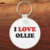 Porte-clés J'aime Ollie (Recto)