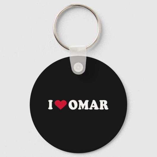 PORTE-CLÉS J'AIME OMAR (Recto)