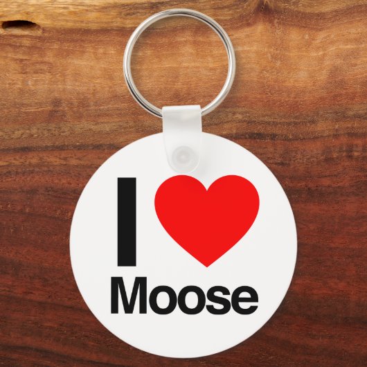 Porte-clés j'aime orignal (Recto)