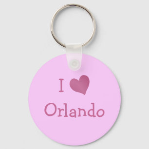 Porte-clés J'aime Orlando