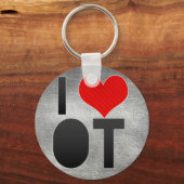 Porte-clés J'aime OT (Recto)