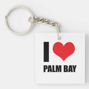 Porte-clés J'aime Palm Bay