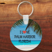 Porte-clés J'aime Palm Harbor, Floride (Verso)