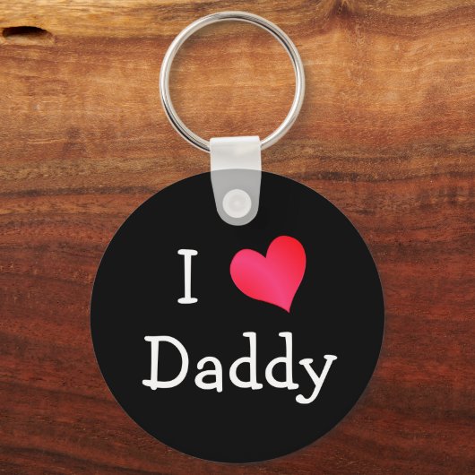 Porte-clés J'aime papa (Recto)