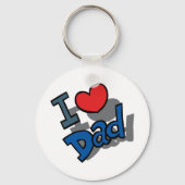 Porte-clés J'aime papa (Recto)