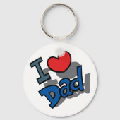 Porte-clés J'aime papa (Verso)