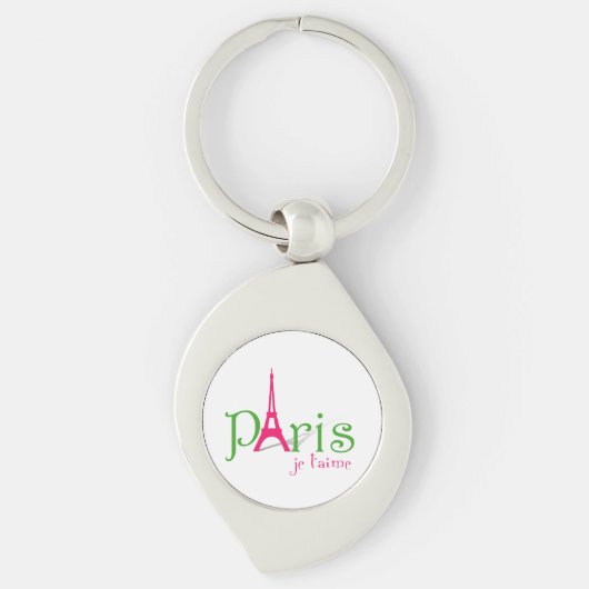 Porte-clés J'aime Paris (Devant)