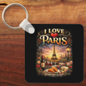 Porte-clés J'aime Paris (Recto)