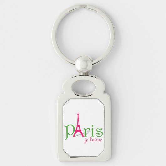 Porte-clés J'aime Paris (Devant)