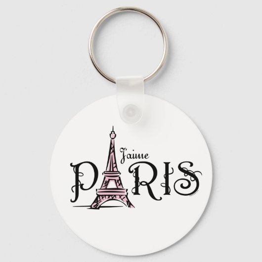 Porte-clés J'aime Paris Porte - clé (Recto)