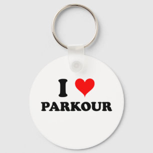 Porte-clés J'aime Parkour