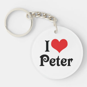 Porte-clés J'aime Peter