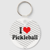 Porte-clés J'aime Pickleball (Recto)