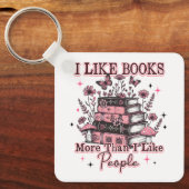 Porte-clés J'Aime Plus Les Livres Que... (Recto)