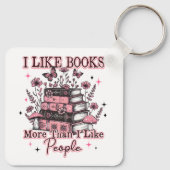 Porte-clés J'Aime Plus Les Livres Que... (Dos)