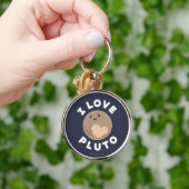 Porte-clés J'aime Pluton (Main)