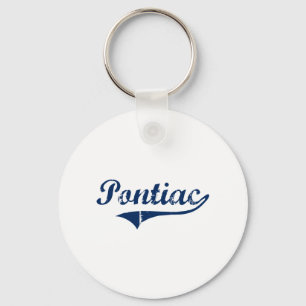 Porte-clés J'aime Pontiac Michigan
