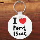Porte-clés J'aime Port Isaac (Recto)