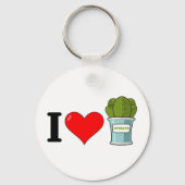 Porte-clés J'aime Porte - clé d'épinards (Recto)