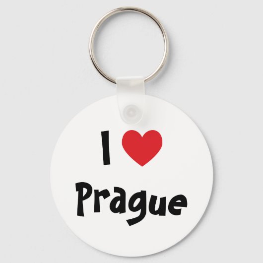 Porte-clés J'aime Prague (Recto)