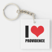 Porte-clés J'aime Providence (Devant)