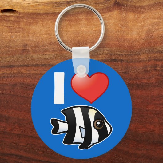 Porte-clés J'Aime Quatre Épais (Recto)