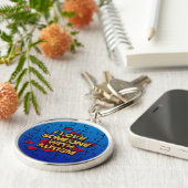 Porte-clés J'Aime Quelqu'Un Avec L'Autisme Porte - clé (Côté)