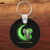 Porte-clés J'Aime Quelqu'Un Qui A Des Handicap Cerveau Sur La (Verso)