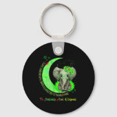 Porte-clés J'Aime Quelqu'Un Qui A Des Handicap Cerveau Sur La (Verso)