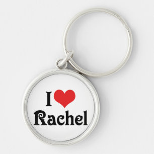 Porte-clés J'aime Rachel