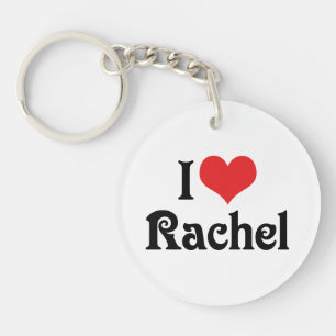 Porte-clés J'aime Rachel