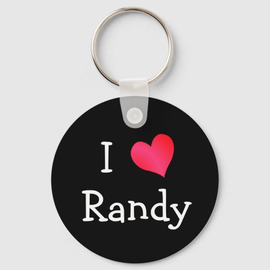 Porte-clés J'Aime Randy (Recto)