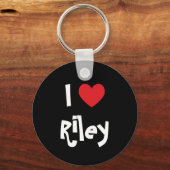Porte-clés J'aime Riley (Recto)