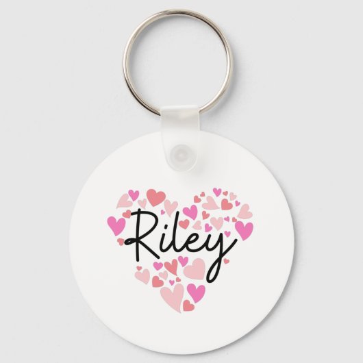 Porte-clés J'aime Riley (Recto)