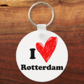Porte-clés J'aime Rotterdam (Recto)
