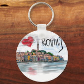 Porte-clés J'aime Rovinj (Recto)