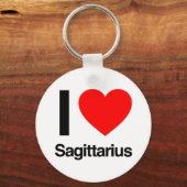 Porte-clés j'aime sagittarius (Recto)