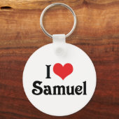 Porte-clés J'aime Samuel (Recto)