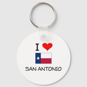 Porte-clés J'aime San Antonio le Texas