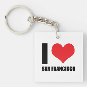 Porte-clés J'aime San Francisco