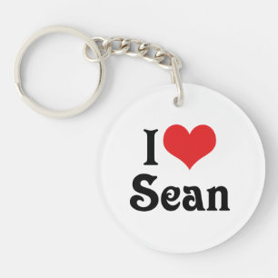 Porte-clés J'aime Sean